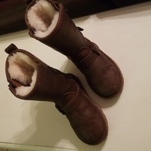 Ugg kids boots, size 10, brown